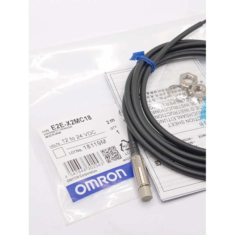  Sản phẩm cảm biến E2E-X2MC18 được chụp ảnh từ gói làm việc thực tế LOẠI E2E-X2MC18 Shop giao hàng m