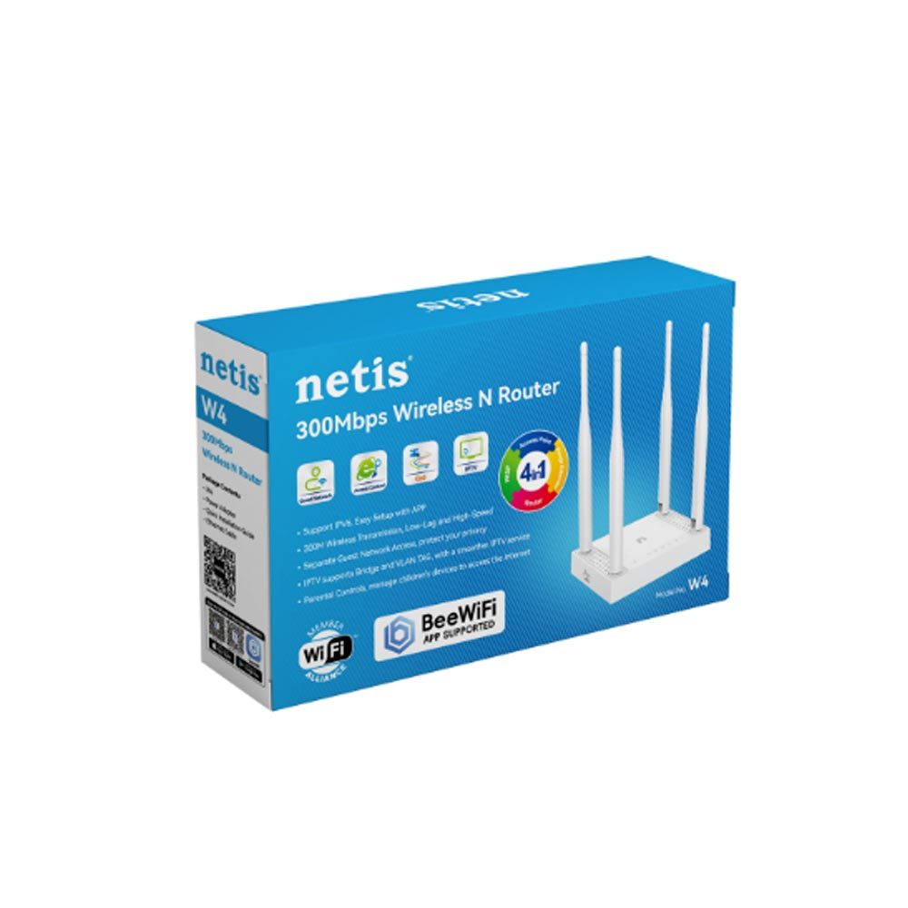 [Giá hủy diệt] [Chính hãng] THIẾT BỊ PHÁT WIFI KHÔNG DÂY 300MBPS NETIS W4
