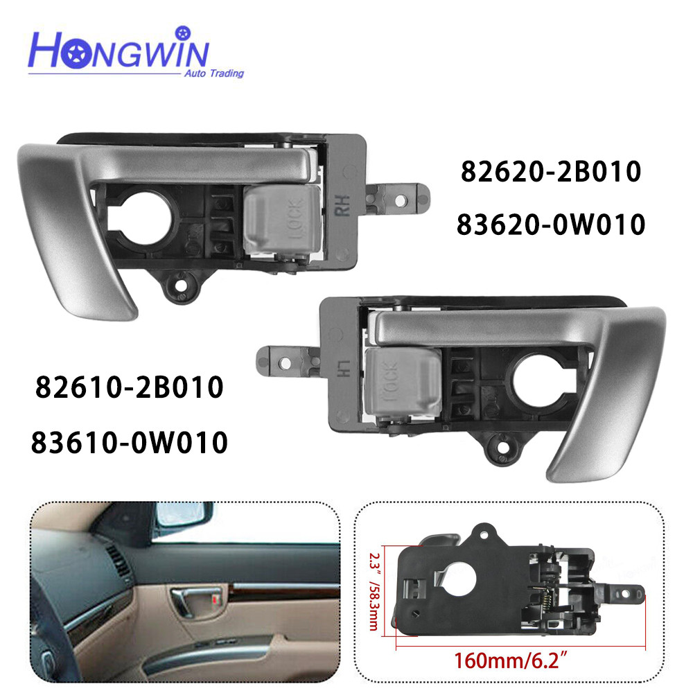 Tay Nắm Cửa Nội Thất Cho Xe Hyundai Santa Fe 2007-2012 #82610-2B010 82620-2B010