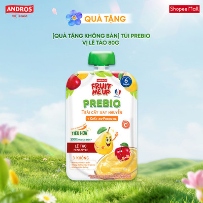 [Quà Tặng Không Bán] 1 Túi Prebio Vị Lê Táo 80G
