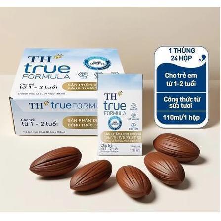 Thùng Sữa Dinh Dưỡng Công Thức TH true FORMULA milk Cho Trẻ 1-2 Tuổi 110ml (24 Hộp)