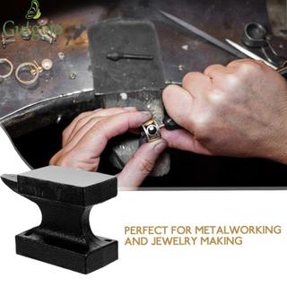 GUTGOJO Blacksmith Anvil, Di Động Được Đánh Bóng Gang Mini Anvil, Đế Làm Công Cụ Chắc Chắn Đế Mini Chân Cực Lớn Trang Sức Sửa Chữa Sừng Kim Loại Hình Thành