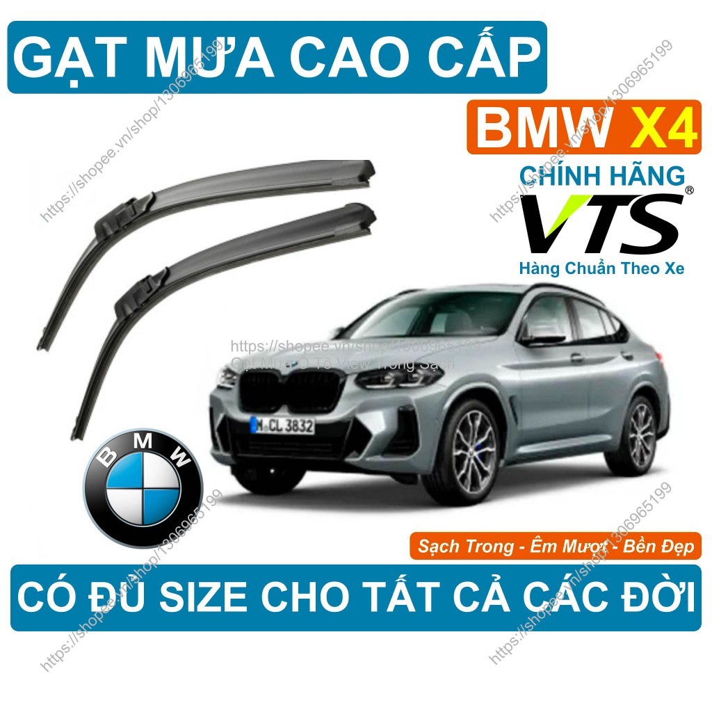 Gạt Mưa Kính Lái BMW X4, Cặp Gạt Mưa Kính Lái Cho Các Dòng Xe BMW X4, Có Đủ Size Cho Các Đời Xe BMW 