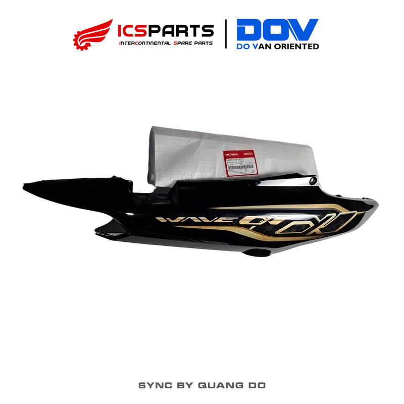 Ốp Sườn Phải HONDA Wave 110 (Alpha A) 2020 Đen Nhb25 (64600K89V50ZD)
