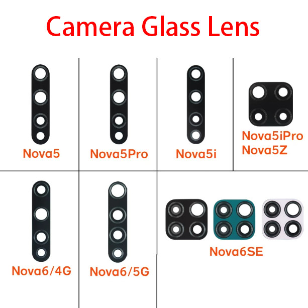 Ốp điện thoại kính Camera sau cho Huawei Nova 5 5Pro 5i 5T 5ipro 5Z 6 4G 5G 6se