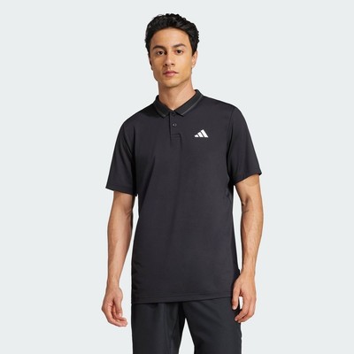 adidas Quần vợt & Padel Tennis Áo Polo Piqué Climacool Tennis Club Nam Đen JF8424