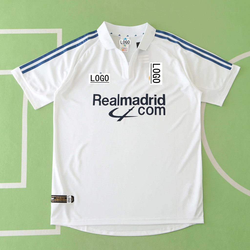 01-02 Game Season Royal Madrid Home Retro Fan Edition