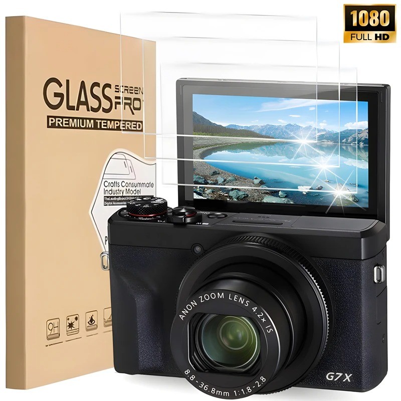 1-3 Chiếc 9H HD Kính Cường Lực Cho Canon 100D 1200D 1300D 1400D 1500D 2000D 200D II 200D 250D 3000D 