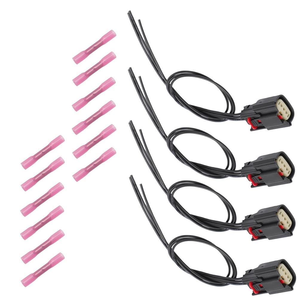 4 Dây Kết Nối Cuộn Dây Đánh Lửa 9U2Z14S411EA Tương Thích Với V6 V8 Flex F150 F250 F350 Explorer Linc