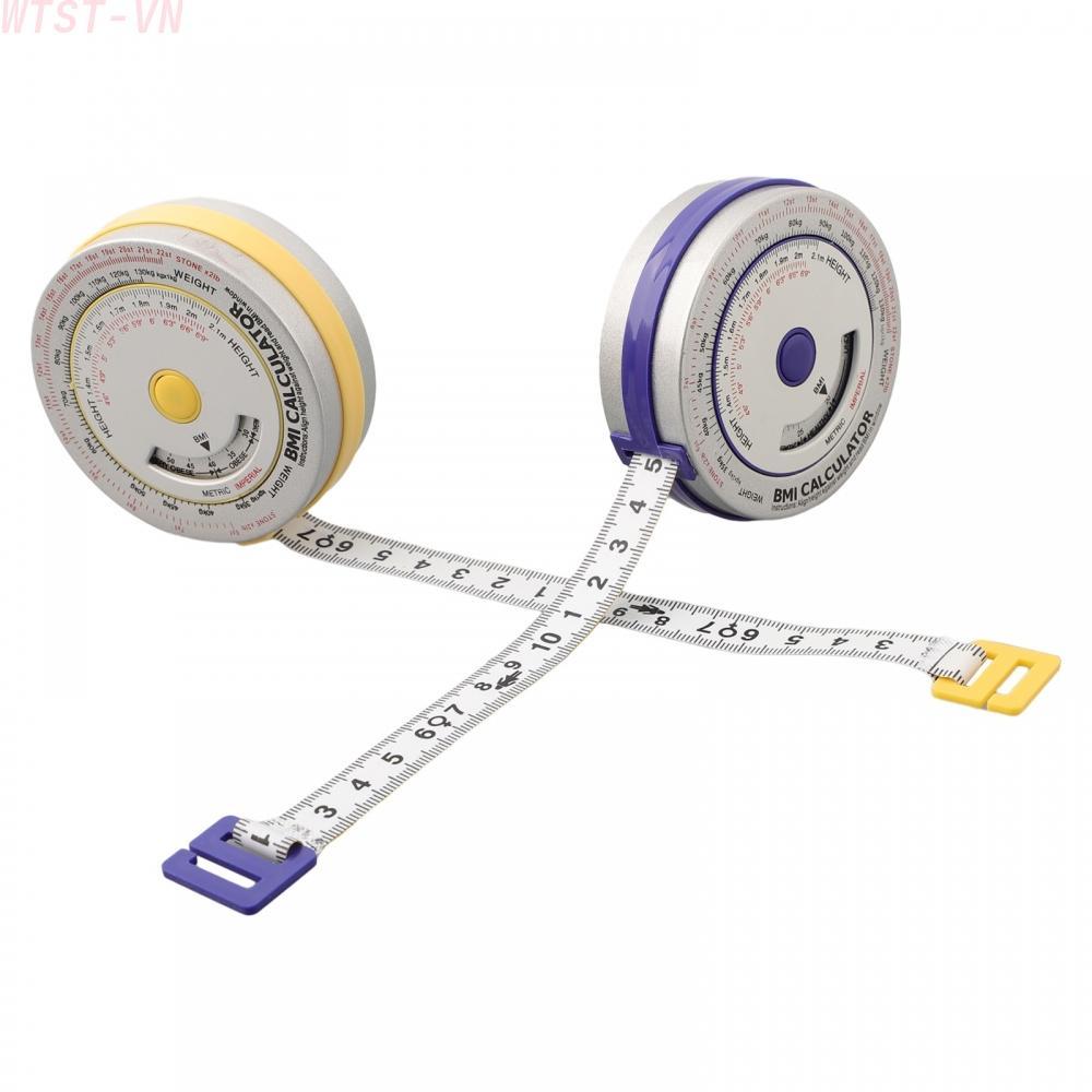 2022 New Tape Measure Tape Retractable 150cm BMI Body Mass Index Measures Tools