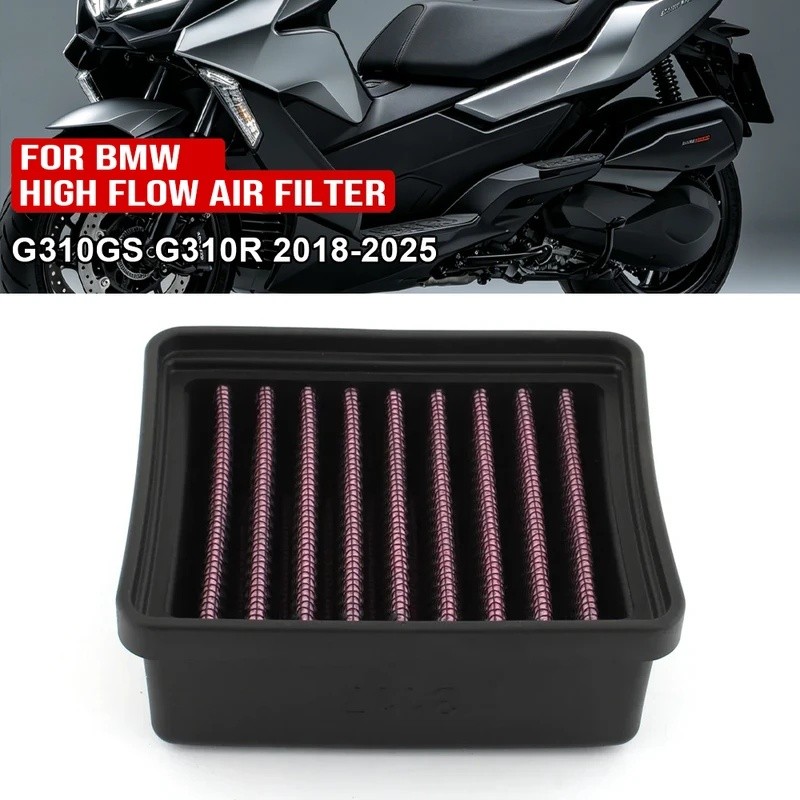G310R 2017-2025 Xe Máy Lưu Lượng Cao Lọc Không Khí Hút Bụi Cho Xe BMW G310GS G310 GS G310 R 2018-202