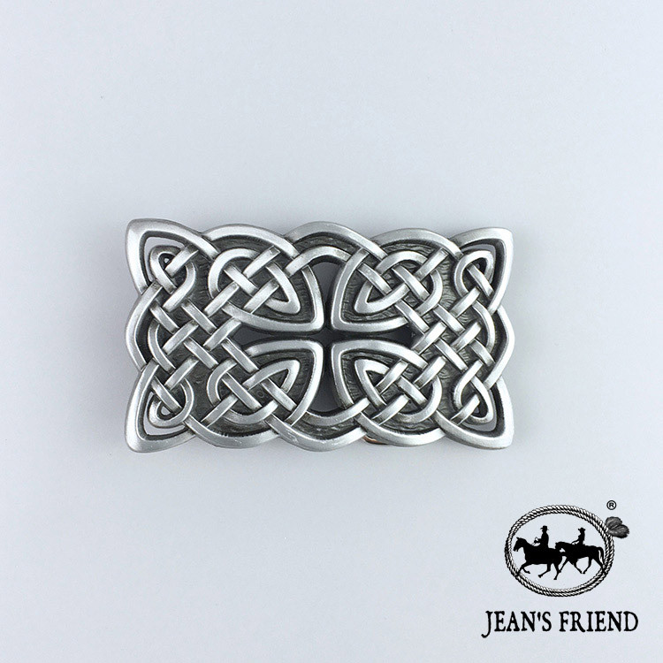 [Jean 's Friend] Khóa thắt lưng dòng Celtic chính hãng < Nút thắt Celtic > Phong cách hình chữ nhật 