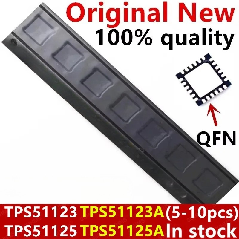 TPS51123A / TPS51125A / TPS51123 / 51125 QFN-24 (5 chiếc) [CDCSQ]