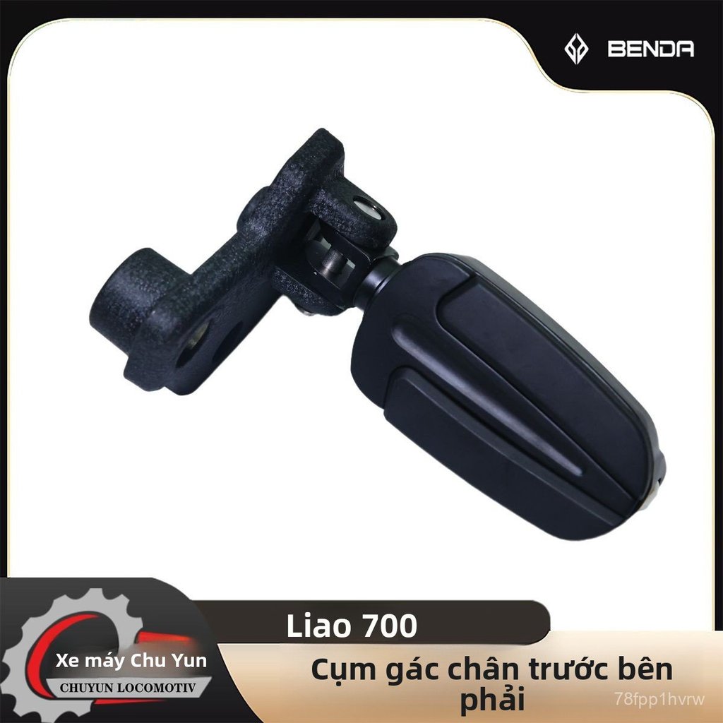 Bộ gác chân xe máy Benda LFC/ BD700-2 Lửa 700 chính hãng bộ khung gác chân trước sau bền đẹp