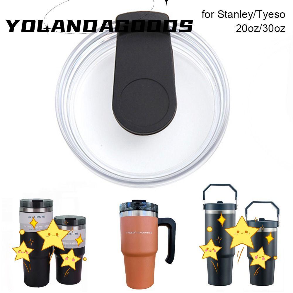 Nắp cốc YOLA, Nắp chai nhựa chống tràn, Bền 20oz / 30oz Đa năng không có ống hút Nắp thay thế cho ch