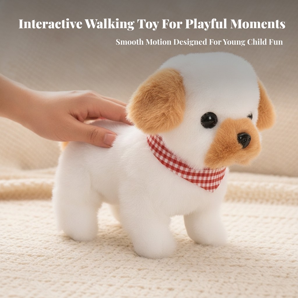 Đi Bộ Barking Đồ Chơi Chó Huggable Đi Bộ Barking Đồ Chơi Mềm Chó Đồ Chơi Mềm Chó Con Đồ Chơi Có Khăn