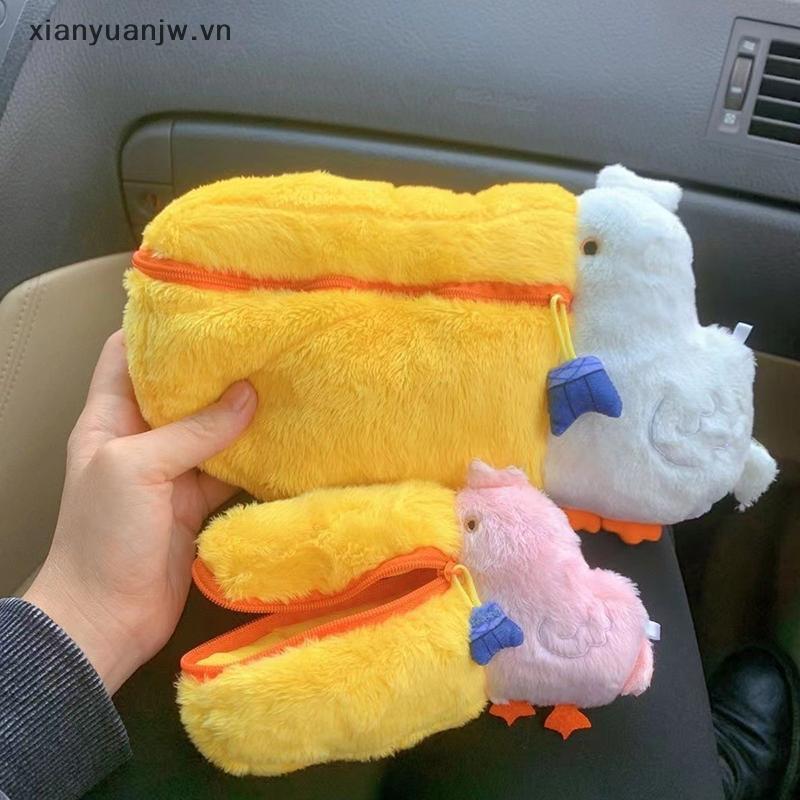 COD Plush Pelican Pencil Case Túi đựng bút Đồ dùng học tập 0 Ví Túi đựng bút chì hoạt hình