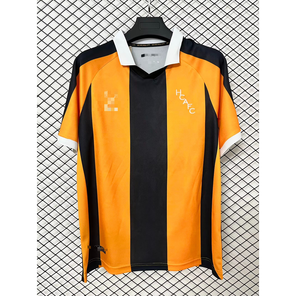 26 / 27 Hull City sân nhà màu vàng đen hàng đầu nam bóng đá chất lượng cao áo sơ mi ngắn tay s-4XLAA