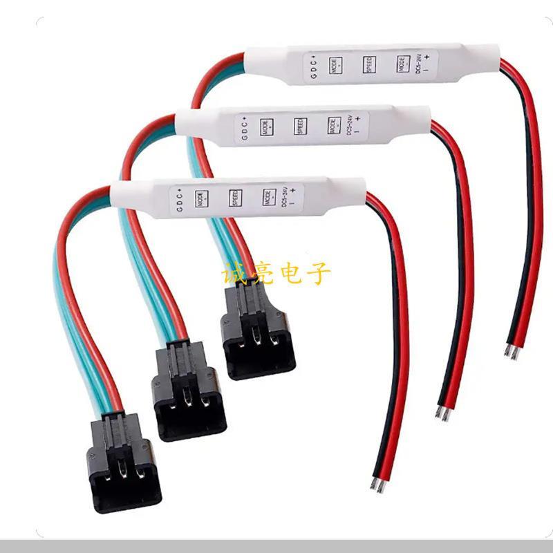 SP002E Mini 3 Nút led Symphony Controller 2812B Full Color Light Strip WS2811 Light Bar Dimmer / 8.2
