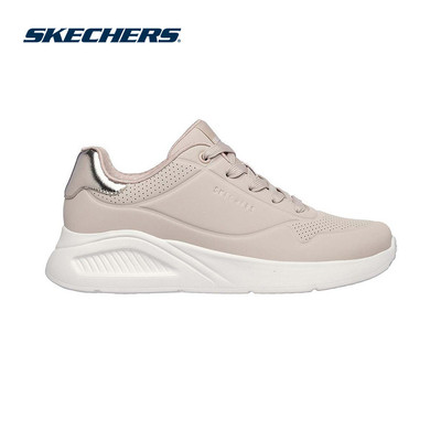 [ĐỘC QUYỀN ONLINE] Giày Thể Thao Nữ Skechers Street UNO Lite Shimmer Along - 177291-TAN Memory Foam