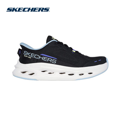 Giày Thể Thao Nữ Skechers Slip-ins Max Cushioning Glide-Step - 129400-BKBL Air-Cooled Goga Mat Online Sale