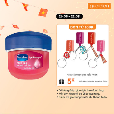 Sáp Dưỡng Môi Vaseline Lips Care Rosy Lips Hoa Hồng 7Gr