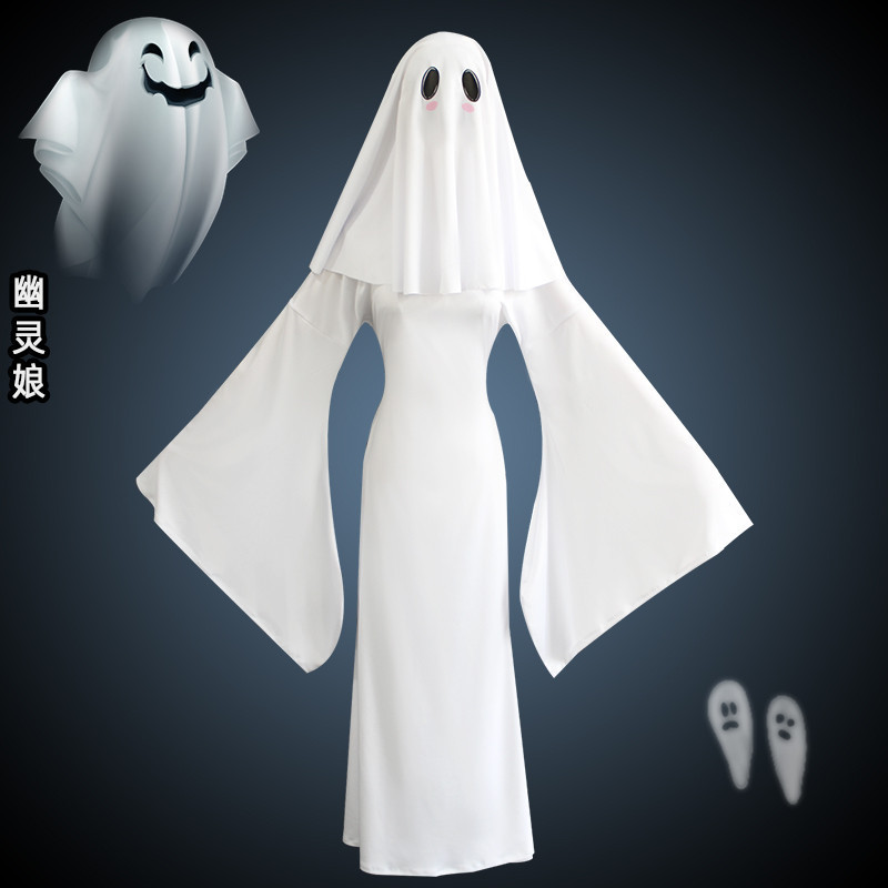 Váy trang phục cô gái ma Halloween – Trang phục Cosplay lấy cảm hứng từ Aya-sama dễ thương và thanh 