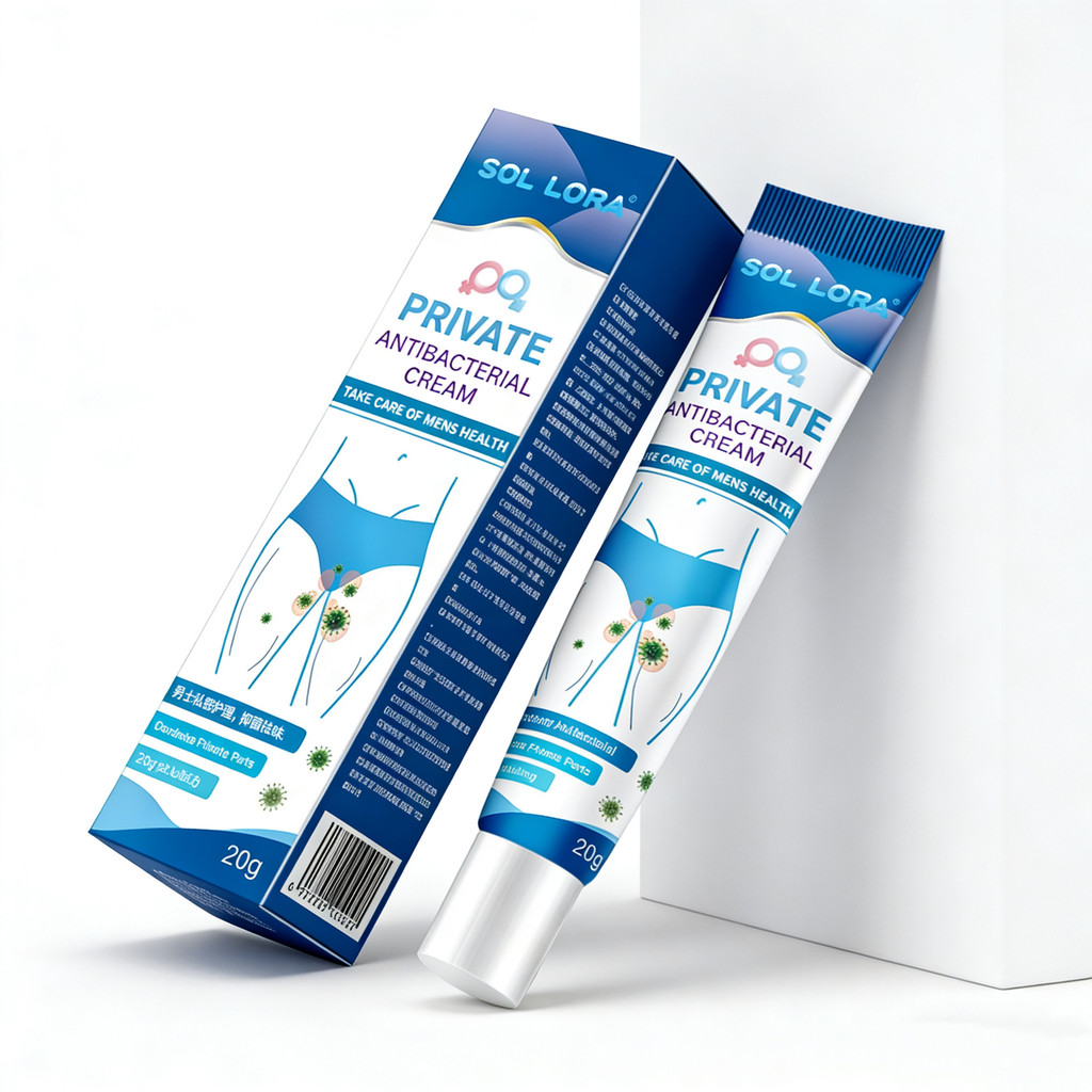 Sản phẩm mới SOL LORA Men 's Private Parts Care Soft Care Cream Skin Cream Sử dụng bên ngoài Hàng gi