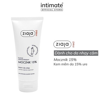 Kem Mềm Da 15% Urê Ziaja Med ZIAJA Giúp Giảm Thô Ráp, Nứt Nẻ Và Cung Cấp Độ Ẩm Cho Da 100ml