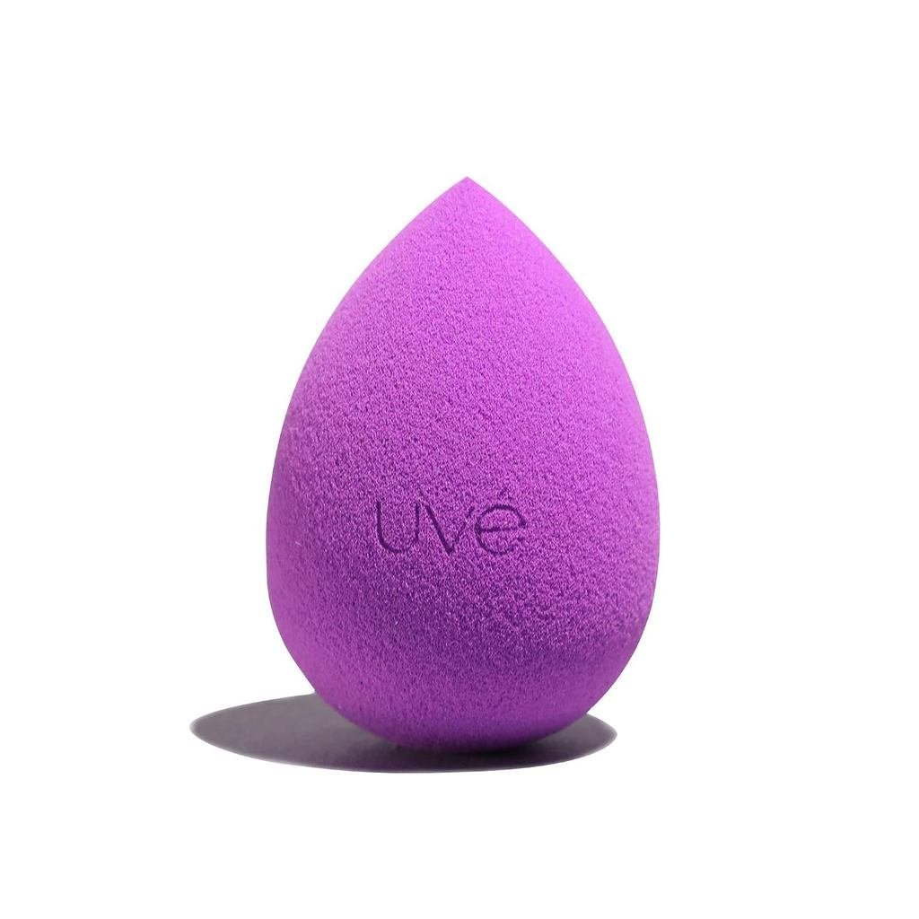 UVé Violet Makeup Sponge, Professional Teardrop Blender with Super-Soft Latex-Free Foam for Liquid, 