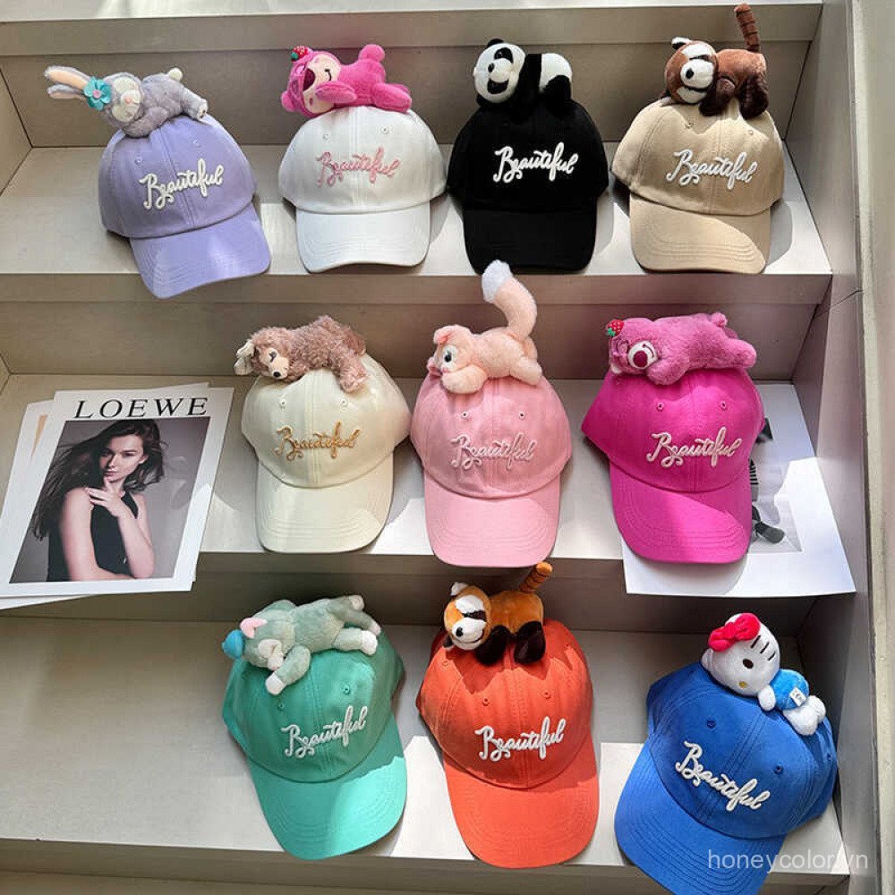Phù Hợp Với Sở Thú Động Vật Cha Mẹ Trẻ Em Mũ Bóng Chày Cotton Màu Trơn Cong Vành Mũ Kẹo Tông Màu Mũ Ngoài Trời Thường Ngày Cho Gia Đình Chuyến Đi Và Hoạt Động Lớp Học