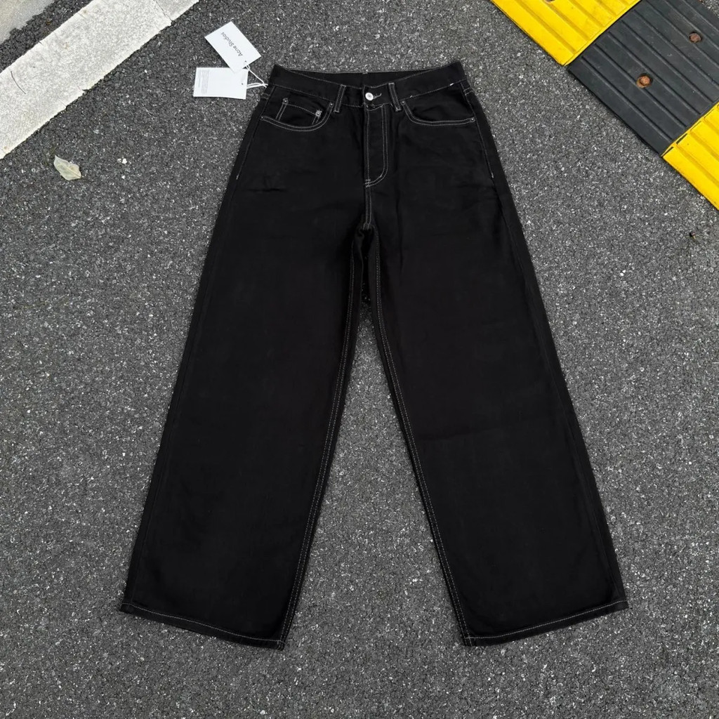 Acne studio1981 Black Red Ear Original Loose Jeans