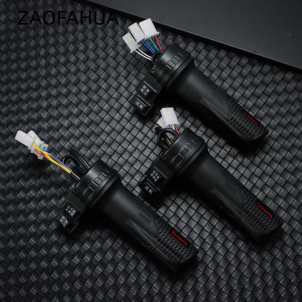 ZAOFAHUA E-Bike Twist Throttle Twist Electric Black Cycling Throttle Grip