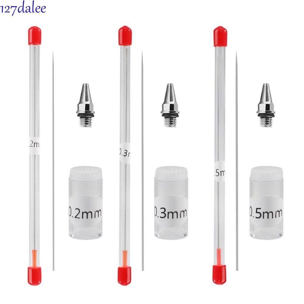 DALEE Airbrush Vòi phun sơn phun sơn Dụng cụ phun Phụ kiện phun kim Vòi phun 0,2mm / 0,3mm / 0,5mm c