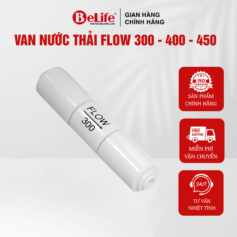 Van Flow 300 nối nhanh xả nước thải máy lọc nước STTM 247