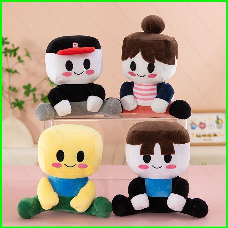 PS1 Roblox Blox Buddies Noob Khách Bacon Buddy Plushie Game Merch Sang Trọng Đồng Hành Búp Bê SP1