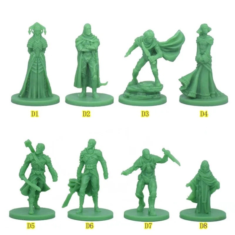 LJJ TRPG board game Sand War Epic thu nhỏ, Sci-fi Desert Planet War Game Terrain và Bộ nhân vật