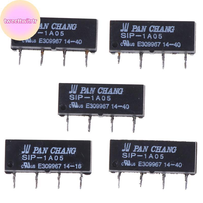 TRWITR 5 Cái 4pin 5v rơle sip-1a05 sậy chuyển đổi rơle cho chảo chang rơle TH