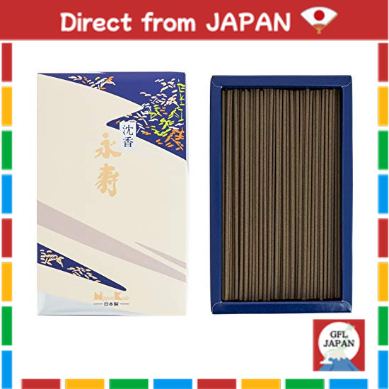Direct From Japan Nihon Kodo: Kyara Eiju, Agarwood, Eiju, Rose-Scented Incense Sticks, Buddhist Alta