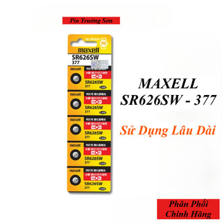 Pin Maxell SR626SW / 377 (Đồng Hồ Đeo Tay) - Hàng Chính Hãng