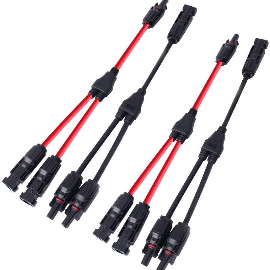 Đầu nối MC4 chữ Y 1 ra 2 cho pin năng lượng mặt trời • Chống nước • Tặng kèm cờ lê MC4