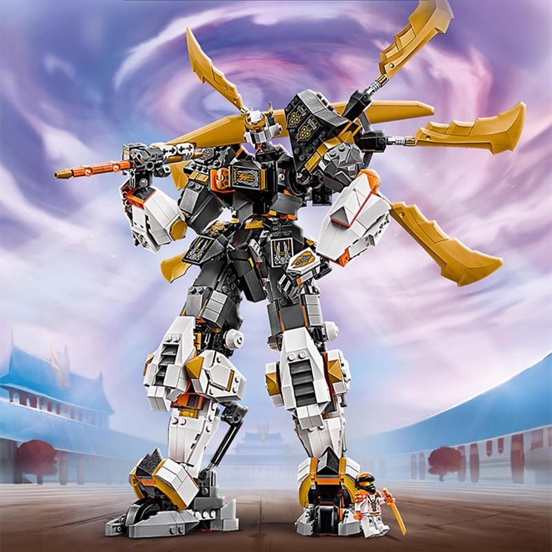 Phantom Ninja Thích Hợp Cho Lego 71821 Kou 's Titan Dragon Mecha Boy Lắp Ráp Khối Xây Dựng Mô Hình Đ