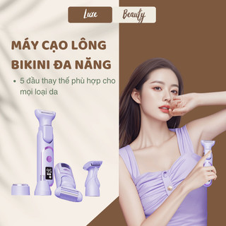 Dao cạo điện đa năng 5 trong 1, dùng cho mặt, bikini, tay, chân CSSD232 Luxebeauty
