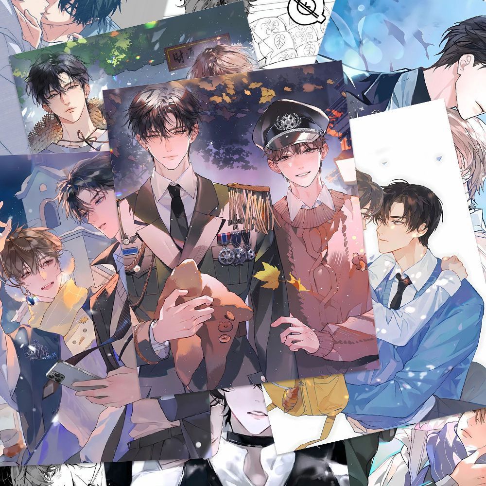 2-18 Chiếc Manga Manhwa Bẫy Trong Đêm Vĩnh Cửu Lomo Cards 188 Boygroup Tình Yêu Và Không Gian Sâu Tr