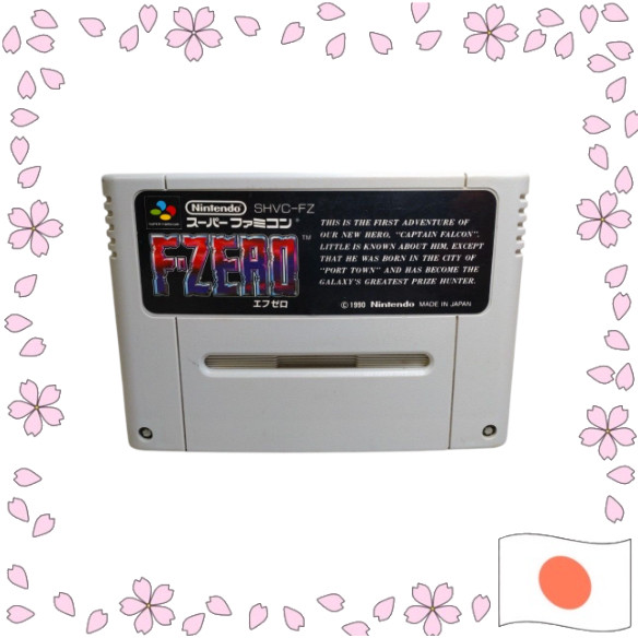 Super Famicom F ZERO Original Japanese SFC Game Cartridge Direct from Japan Classic Racing Sci-Fi Ni