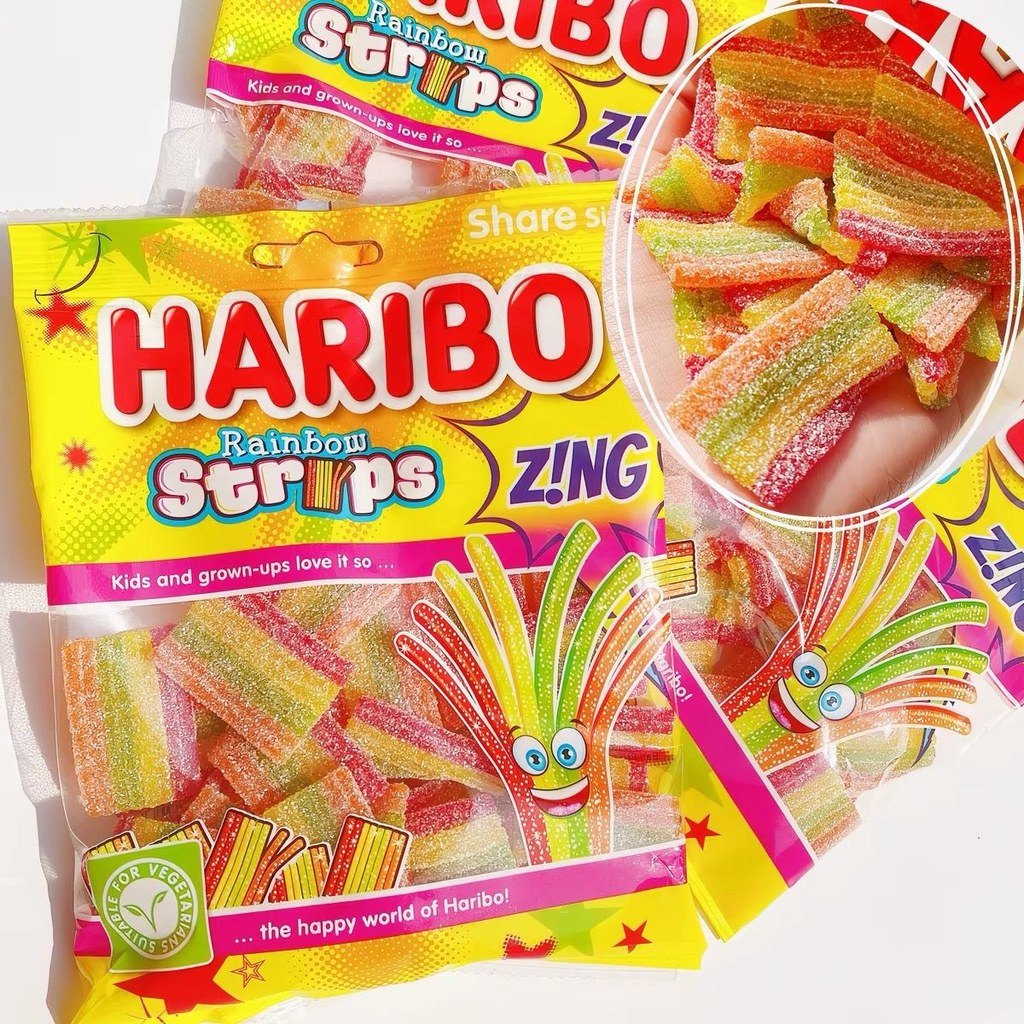 Nhập Khẩu Đức Haribo Haribo Haribo Haribo Cầu Vồng Hỗn Hợp Trái Cây Đậu Nành Viên Nhiều Hương Vị Bón