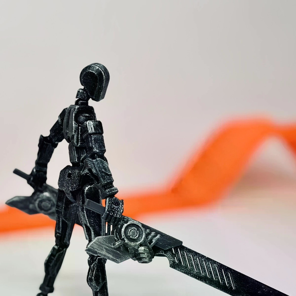 Dummy13 Titan lưỡi săn vũ khí mô hình lắp ráp vũ khí hạng nặng in 3D