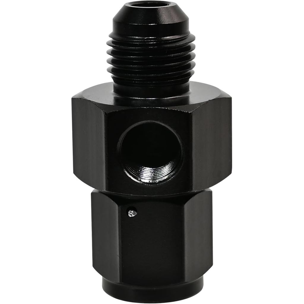 Cổng Đo Áp Suất Nhiên Liệu Tháo Lắp Adapter Nhôm Với 6AN Nam Với 1 / 8 NPT Cổng Đo Ống Adapter Nhôm 