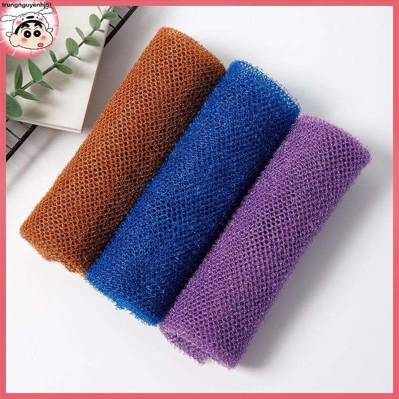 [Tàu 12 giờ] African Net Bath Sponge, 14x77cm Exfoliating Shower Body Scrubber, Skin Smoother VN