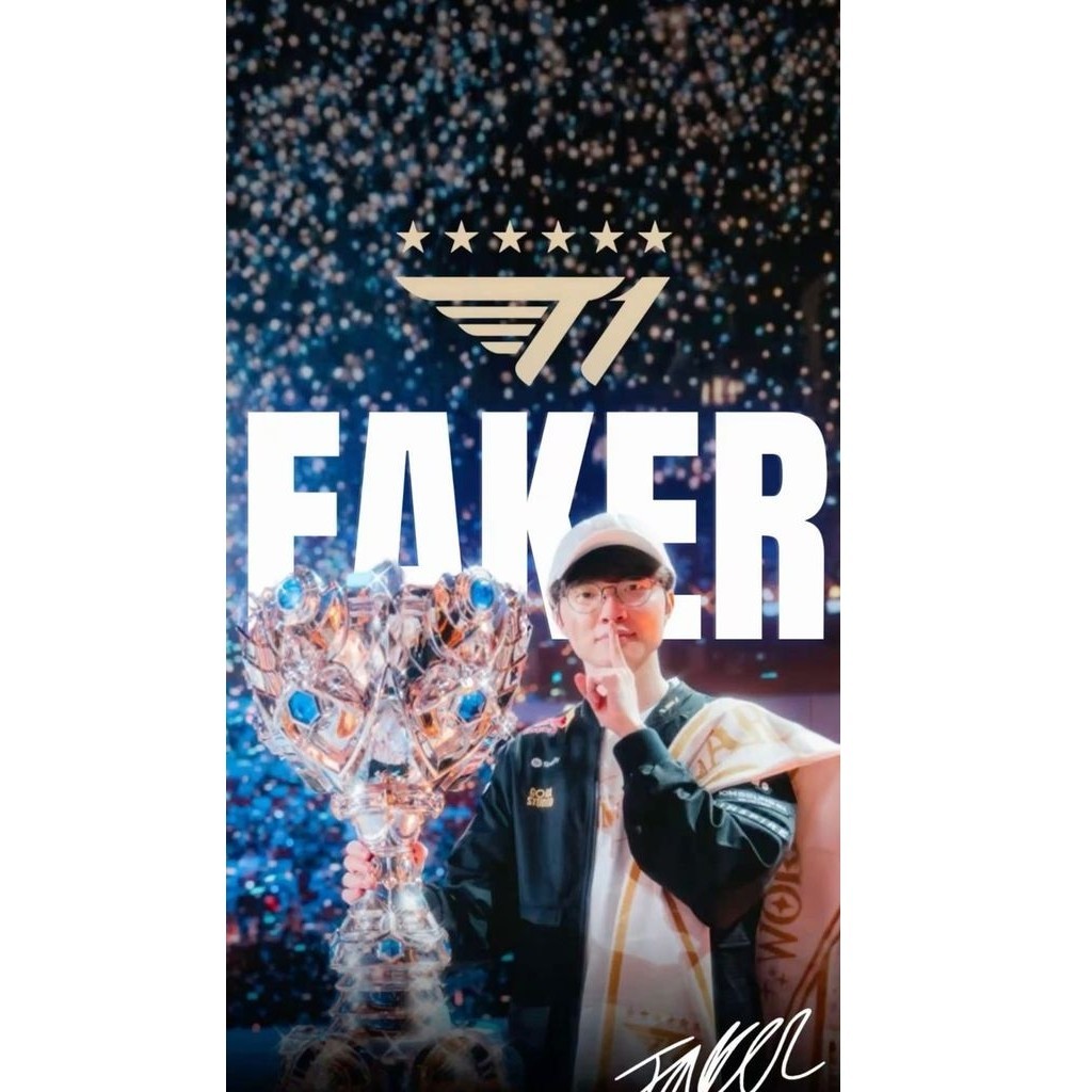 [FAKER] Poster Tuyển Thủ LOL Faker Quỷ Vương Bất Tử Trang Trí Phòng Cho Fan Liên Minh Huyền Thoại